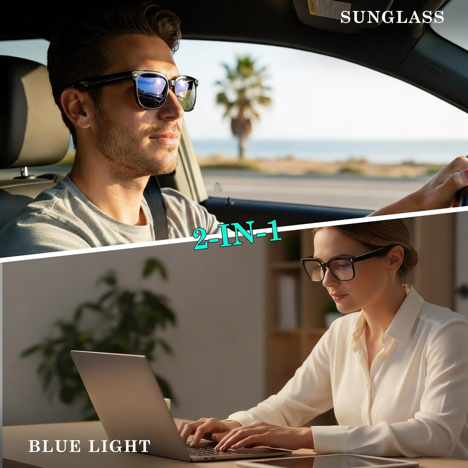 4K Smart Glasses with AI, Translation & Bluetooth Audio